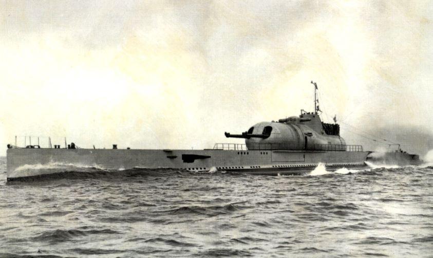 Unterseekreuzer Surcouf (N N 3) 1929. Französischen Marine. 30.0 x 18.0 x 0.3 cm. 523555